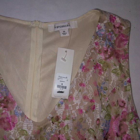 Francesca's Medium Natalia Floral Lace Dress - Picture 2 of 11